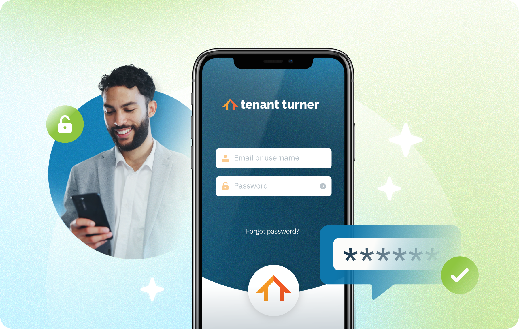 Seros Access App login screen